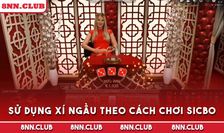 Sử dụng xí ngầu theo cách chơi Sicbo